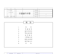 도면관리규정 도면관리규정